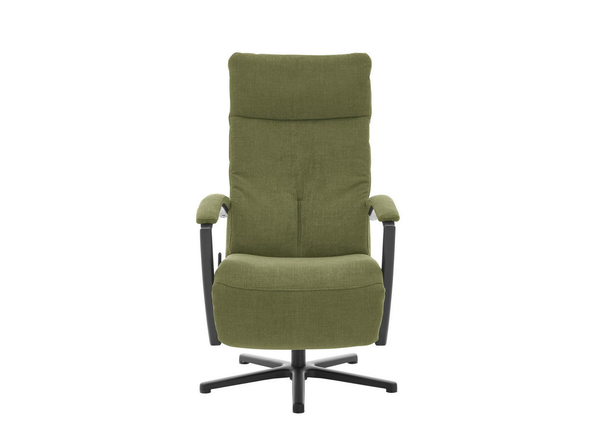 RELAXSESSEL in Textil Grün  - Schwarz/Grün, Design, Textil/Metall (76/110/83cm) - Beldomo Speed