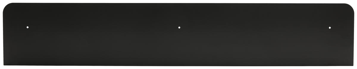 WANDBOARD Schwarz  - Schwarz, Design, Metall (100/18/18cm) - MID.YOU