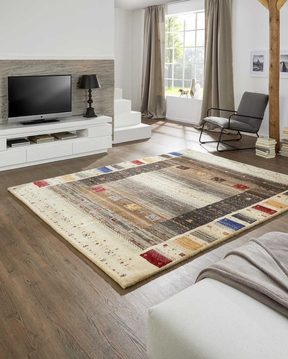 ORIENTTEPPICH 100/160 cm How Are You? Beige  - Beige, LIFESTYLE, Textil (100/160cm) - Cazaris