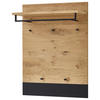GARDEROBENPANEEL  in 80/106/27 cm  - Eichefarben/Schwarz, Design, Holz (80/106/27cm)