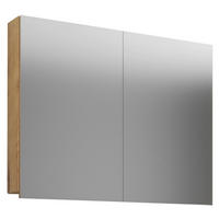 SPIEGELSCHRANK 80/59/12 cm  - Eichefarben/Honig, Basics, Glas/Holzwerkstoff (80/59/12cm) - MID.YOU