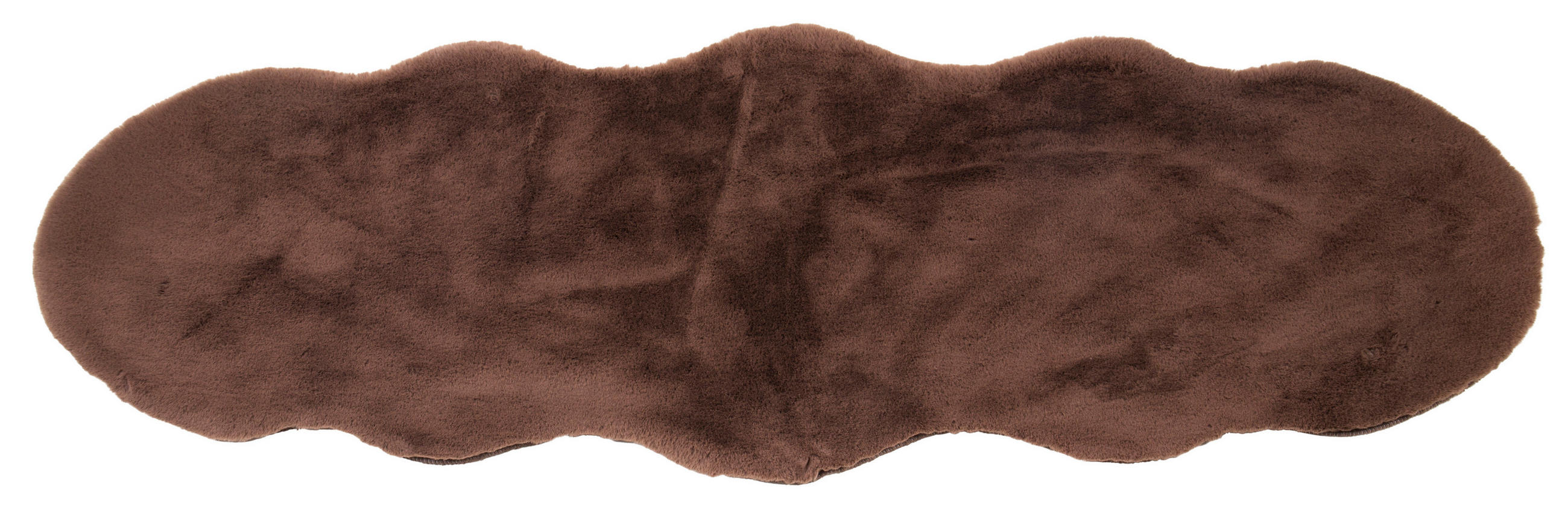 UMĚLÁ KOŽEŠINA, 55/160 cm, hnědá - hnědá, Basics, textil (55/160cm)