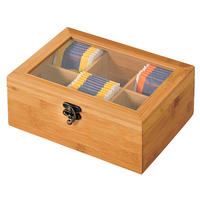 BOX NA ČAJ  - Basics, drevo (21,7/16/9cm)