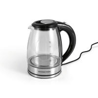 WASSERKOCHER GOURMETMAXX  - Edelstahlfarben/Schwarz, Basics, Glas/Kunststoff (20,5/15/23cm)