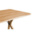 ESSTISCH Eiche vollmassiv rechteckig Eichefarben  - Eichefarben, KONVENTIONELL, Holz (160/90/76cm) - Linea Natura