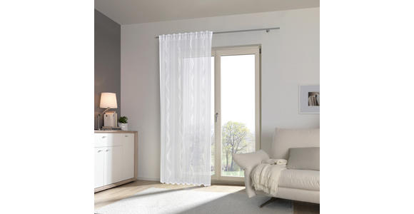 FERTIGVORHANG transparent - Weiß, KONVENTIONELL, Textil (135/245cm) - Esposa