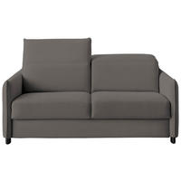 SCHLAFSOFA in Textil Anthrazit  - Anthrazit/Schwarz, Konventionell, Textil/Metall (188/84-105/100cm) - Bali