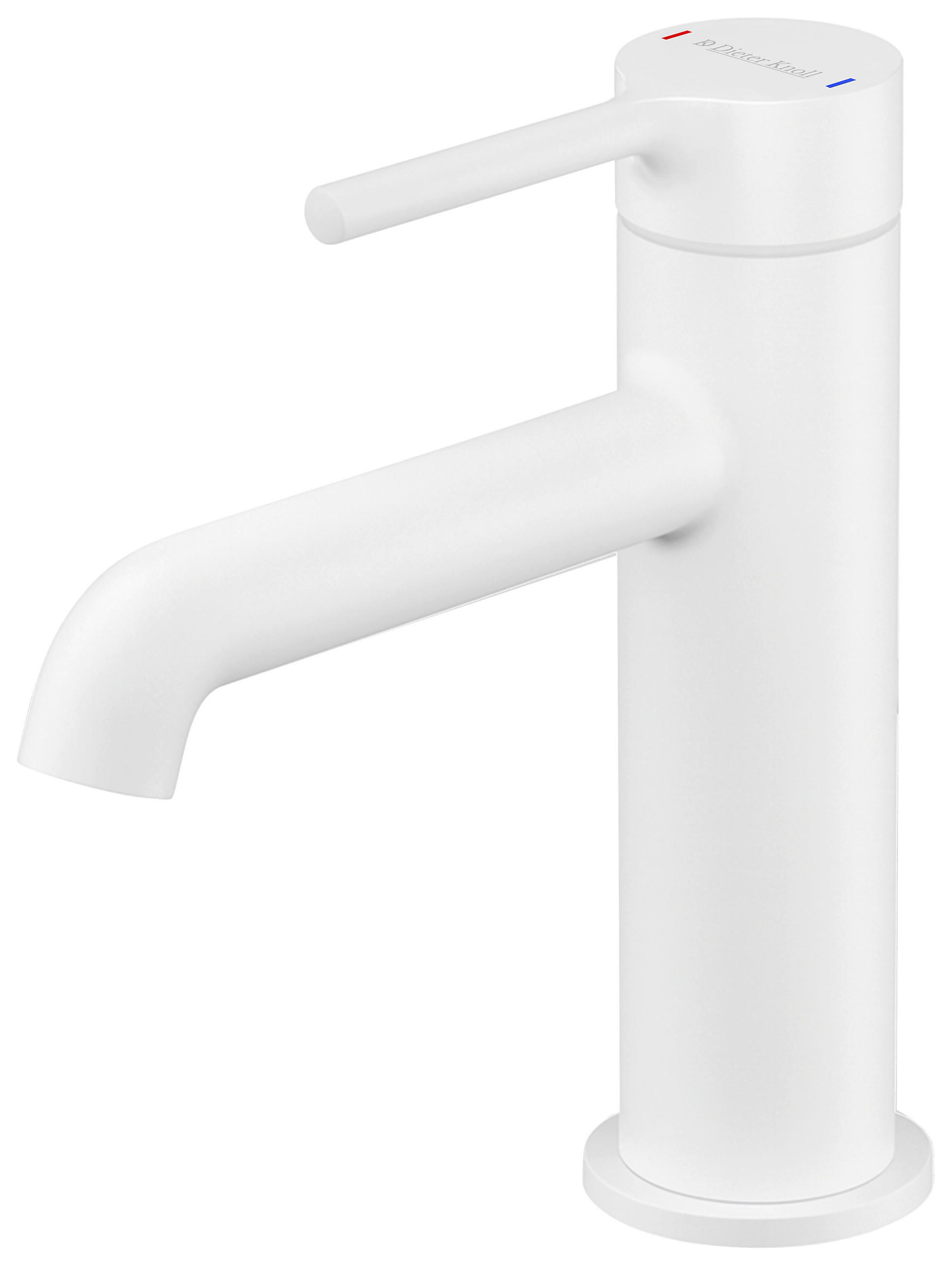 WASCHTISCHARMATUR 3,9/16,3/14,8 cm  - Weiß, MODERN, Metall (3,9/16,3/14,8cm) - Dieter Knoll