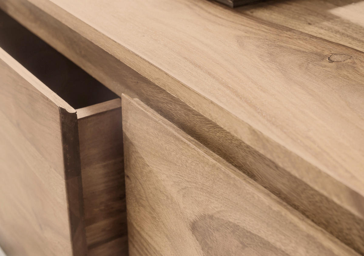 LOWBOARD  in 140/40/35 cm  - Akaziefarben, Design, Holz (140/40/35cm) - MID.YOU