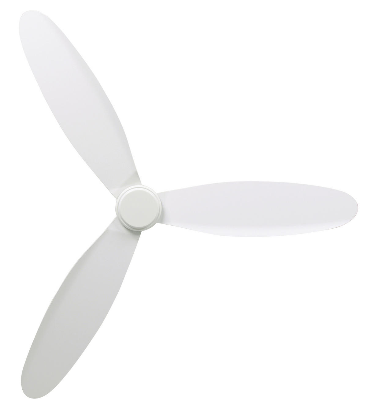DECKENVENTILATOR  132/19 cm    - Weiss, Basics, Holzwerkstoff/Kunststoff (132/19cm) - P & B