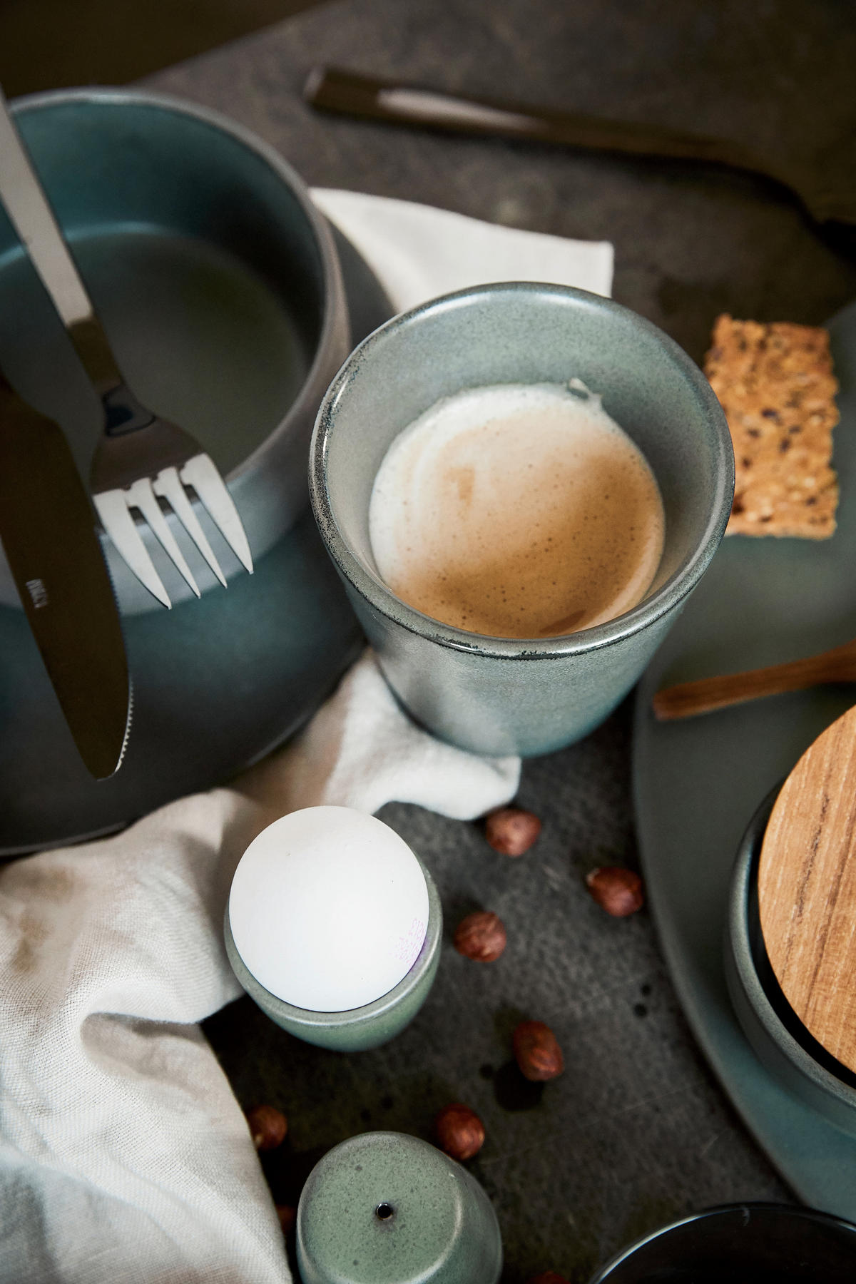 KAFFEEBECHER RAW 250 ml  - Mintgrün, Basics, Keramik (250ml) - Aida