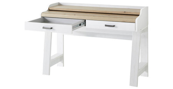 SEKRETÄR 120/84/53 cm  in Pinienfarben, Eiche Artisan  - Weiß/Eiche Artisan, KONVENTIONELL, Holzwerkstoff/Metall (120/84/53cm) - Carryhome