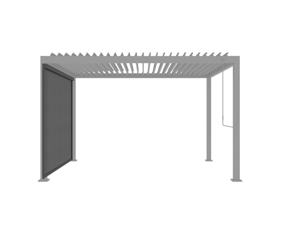 PERGOLA-ROLLO 371/231,5/8,5 cm  - Anthrazit, Basics, Textil (371/231,5/8,5cm) - Gardenson