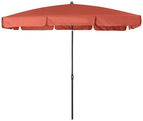 SONNENSCHIRM 120x225 cm Terracotta  - Anthrazit/Terracotta, Basics, Textil/Metall (120/225cm) - Doppler