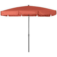 SONNENSCHIRM 120x225 cm Terracotta  - Anthrazit/Terracotta, Basics, Textil/Metall (120/225cm) - Doppler