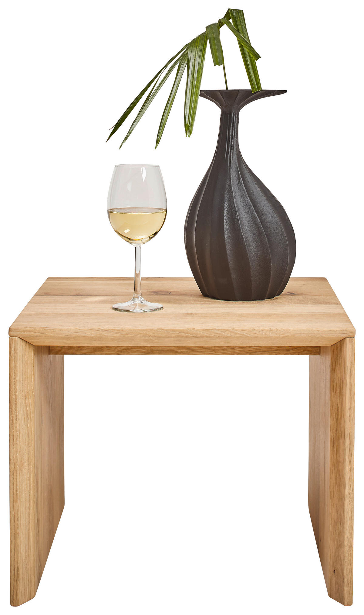 COUCHTISCH in Holz 45/45/37 cm  - Eiche Bianco/Eichefarben, Natur, Holz (45/45/37cm) - Valnatura