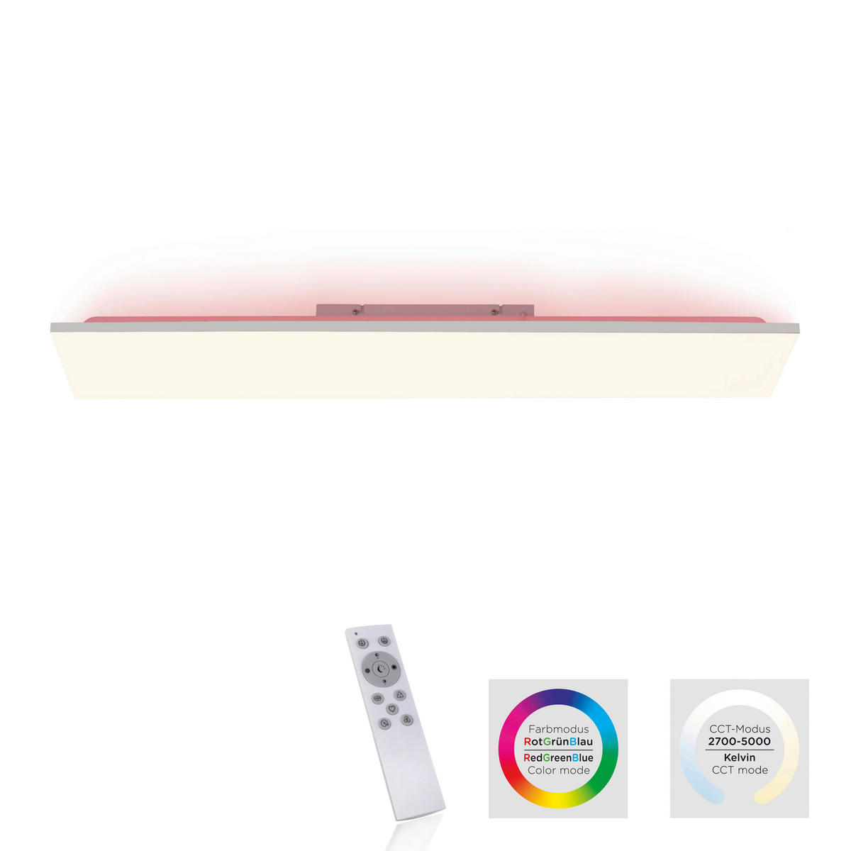 LED-PANEEL 100/25/6,2 cm  - Weiß, Design, Kunststoff/Metall (100/25/6,2cm)