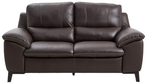 DVOSED 174/97/95 cm , tamnobraon - vendž/tamnobraon, Moderno, koža/drvo (174/97/95cm) - Celina Home