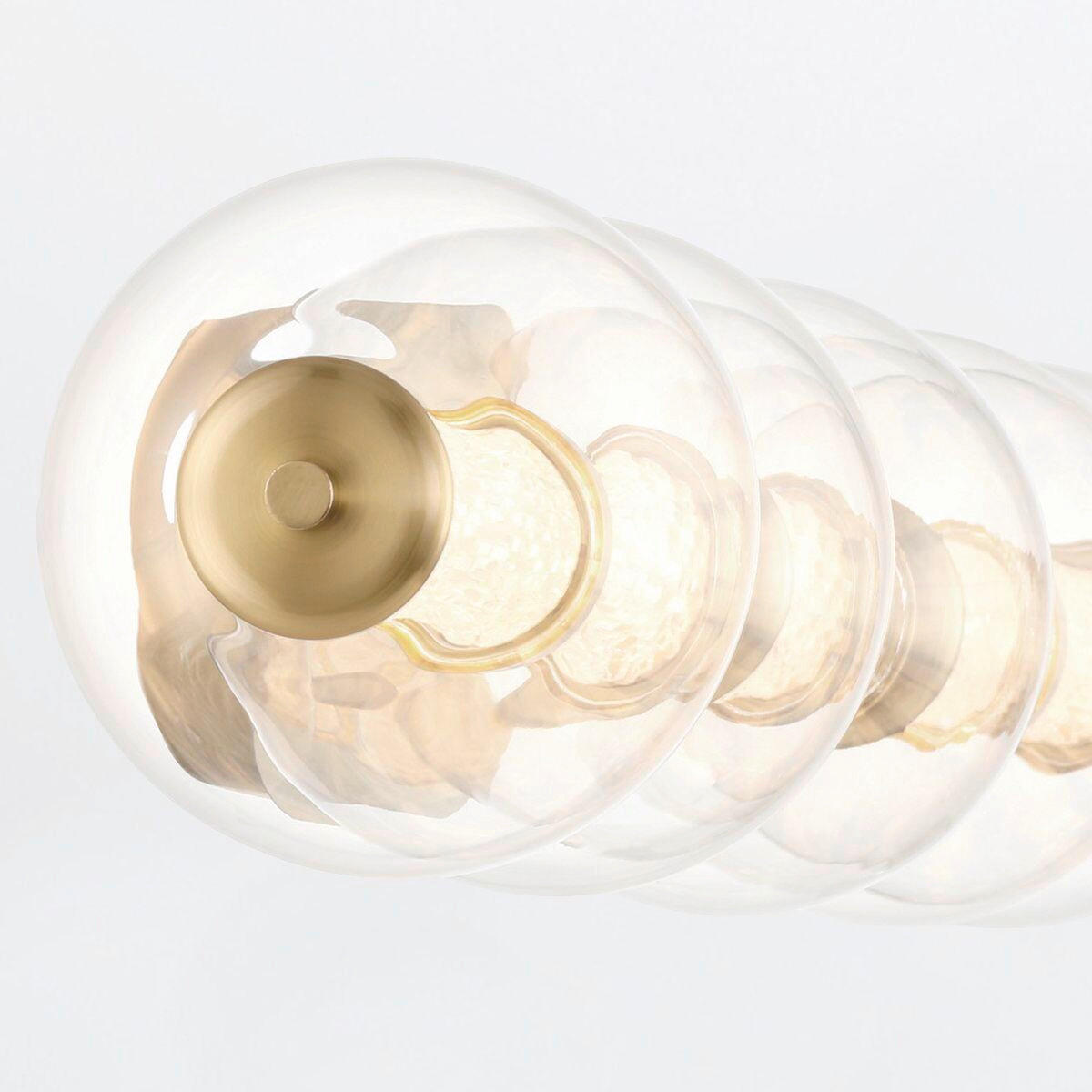 LED-WANDLEUCHTE Eurofase   - Goldfarben, Basics, Glas/Metall (17/96,7/21,1cm) - Elstead Lighting