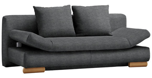 SCHLAFSOFA in Anthrazit - Anthrazit, Design, Holz/Textil (200/87/93cm) - Venda