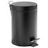 KOSMETIKEIMER - Graphitfarben/Schwarz, Basics, Kunststoff/Metall (16/26cm) KOSMETIKEIMER - Graphitfarben/Schwarz, Basics, Kunststoff/Metall (16/26cm)