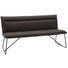 SITZBANK 220/88/66 cm in Anthrazit, Schwarz - Anthrazit/Schwarz, Design, Textil/Metall (220/88/66cm) - Valnatura SITZBANK 220/88/66 cm in Anthrazit, Schwarz - Anthrazit/Schwarz, Design, Textil/Metall (220/88/66cm) - Valnatura