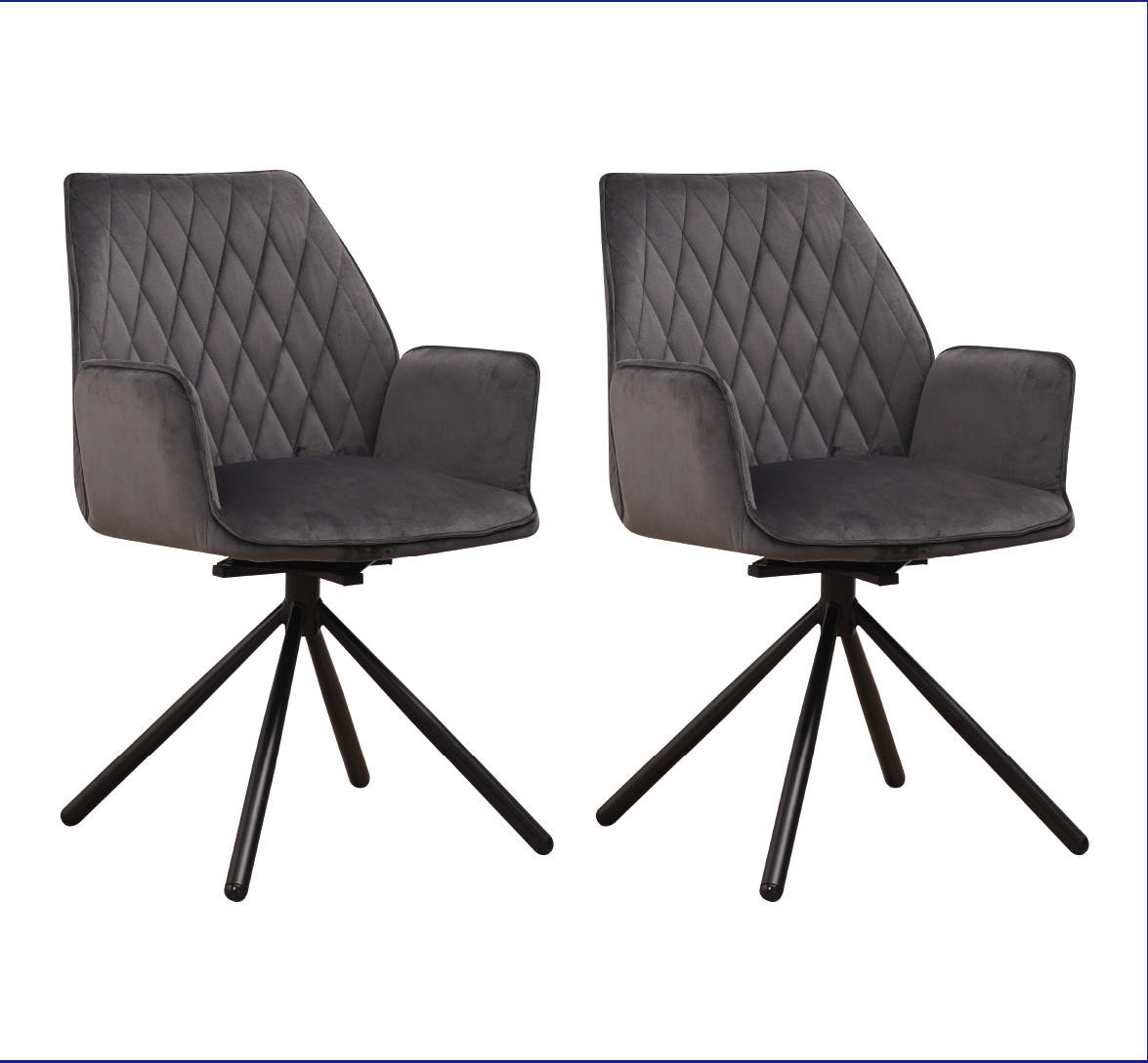 MID.YOU SADA STOLIČIEK S PODRÚČKAMI 2 kus