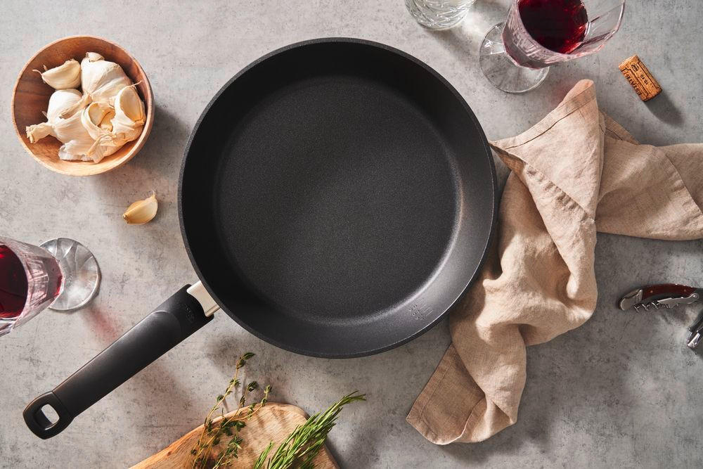 BRATPFANNE LEVITAL+ COMFORT®  - Schwarz, Basics, Metall - Fissler