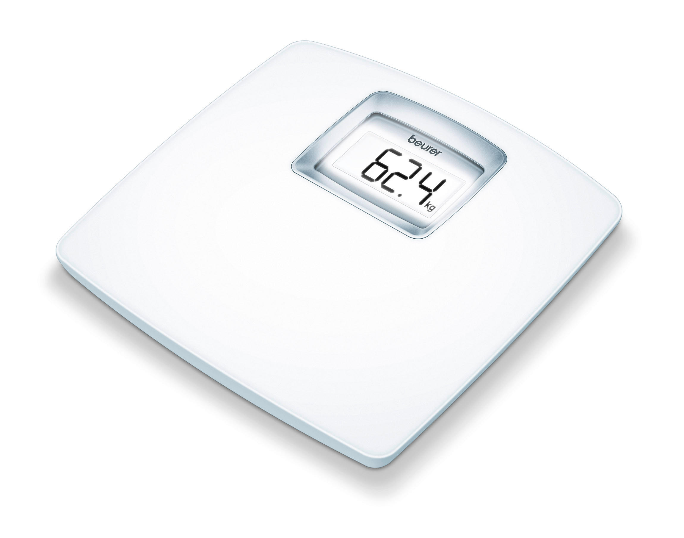 PERSONENWAAGE - Weiss, Basics, Kunststoff (37.5/6.5/37cm) - Beurer