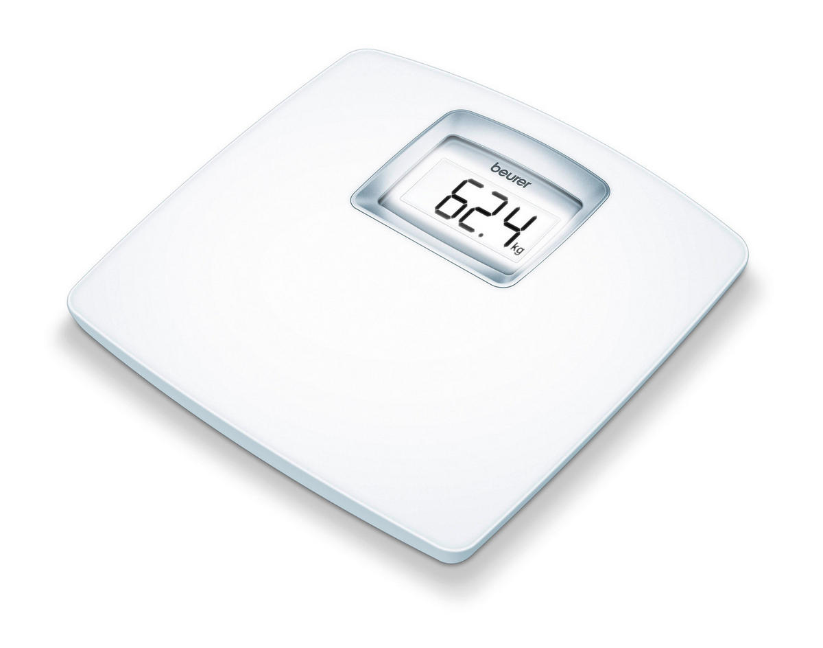 PERSONENWAAGE - Weiss, Basics, Kunststoff (37.5/6.5/37cm) - Beurer