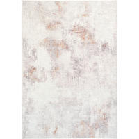 VINTAGE-TEPPICH 130/190 cm ONDEA JORG, waschbar Hellgrau, Rostfarben, Grauweiß rechteckig  - Rostfarben/Hellgrau, Basics, Kunststoff/Textil (130/190cm) - Lindorug