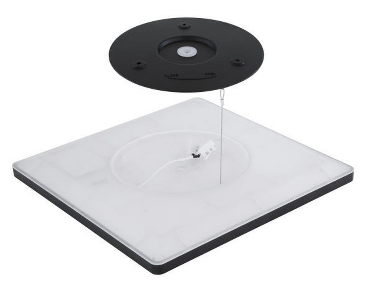 KUPAONSKA LED SVJETILJKA STRO Sapana  - bijela/crna, Basics, plastika (29,4/29,4/2,5cm)