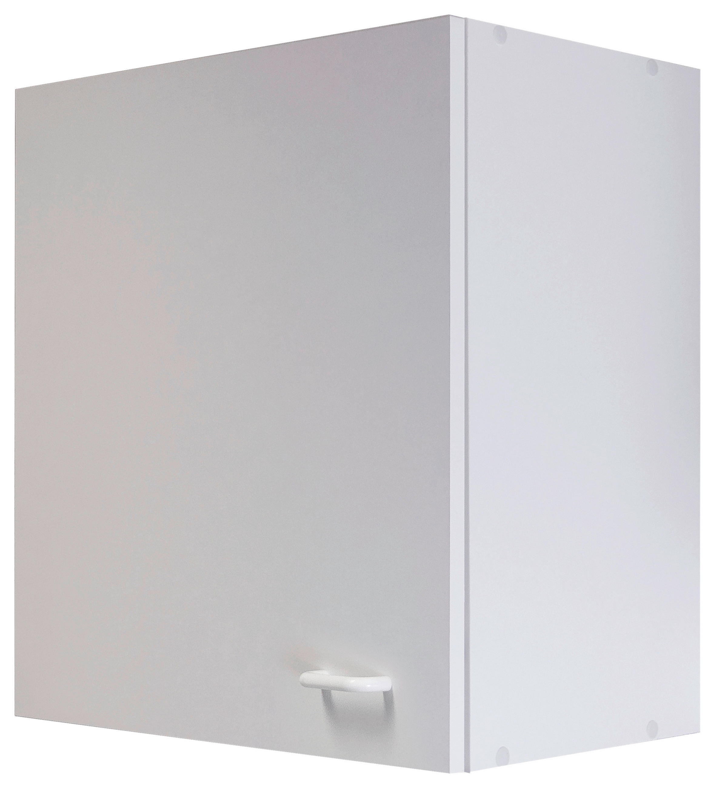 Küchenoberschrank Speed B: 50 cm Weiß 1 Drehtür