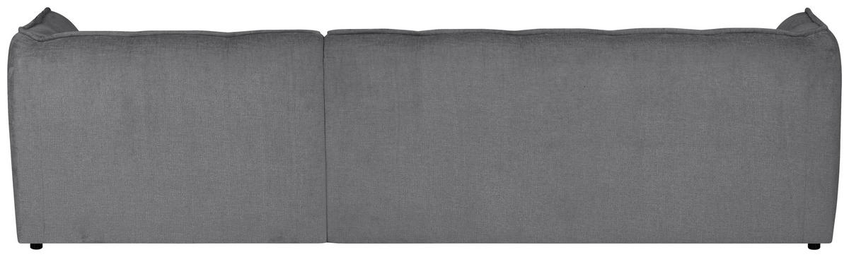 ECKSOFA  LIVOLI Hellgrau Chenille  - Hellgrau/Schwarz, Design, Textil (260/218cm) - MID.YOU