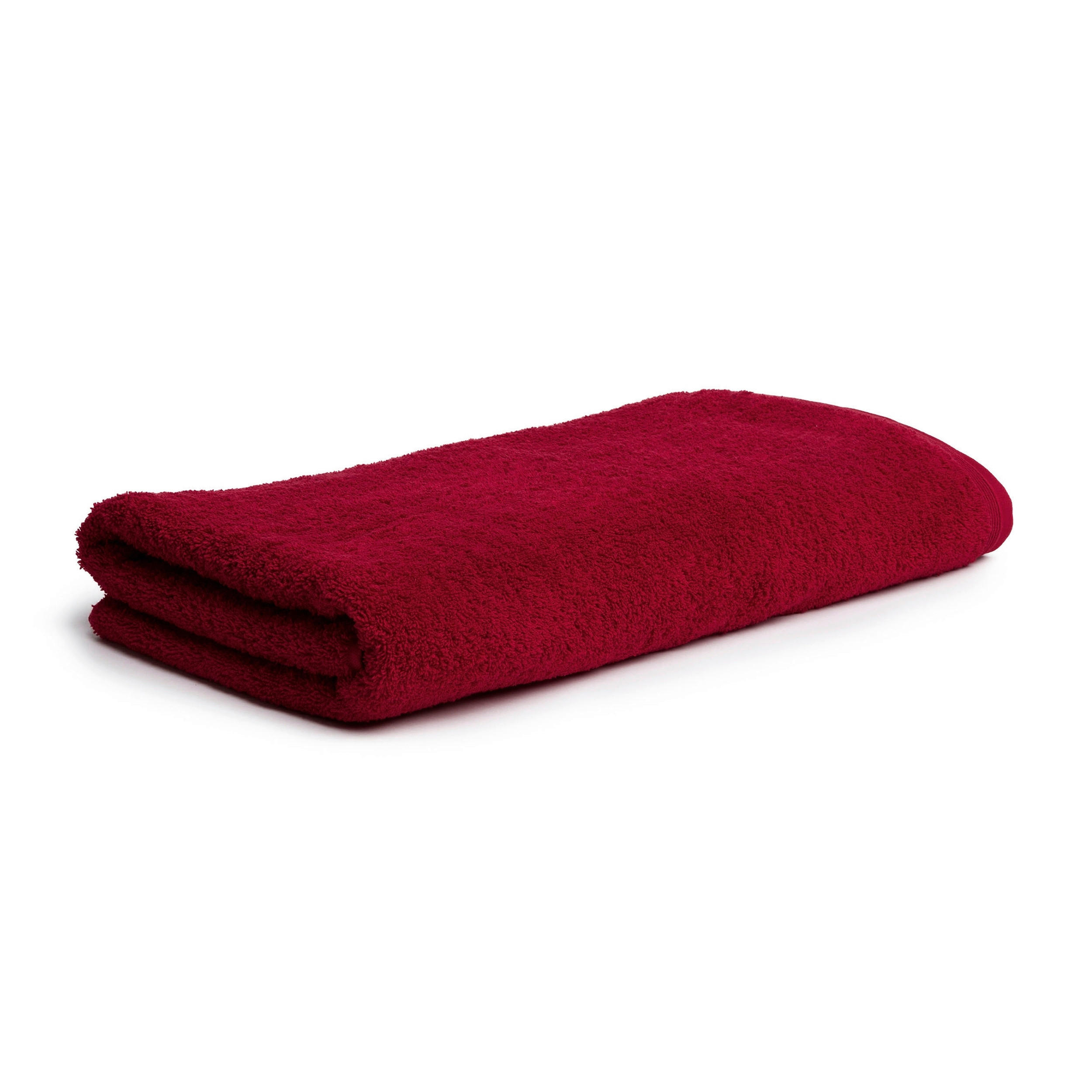 SAUNATUCH 80/200 cm Superwuschel Rot  - Rot, Basics, Textil (80/200cm) - Moeve