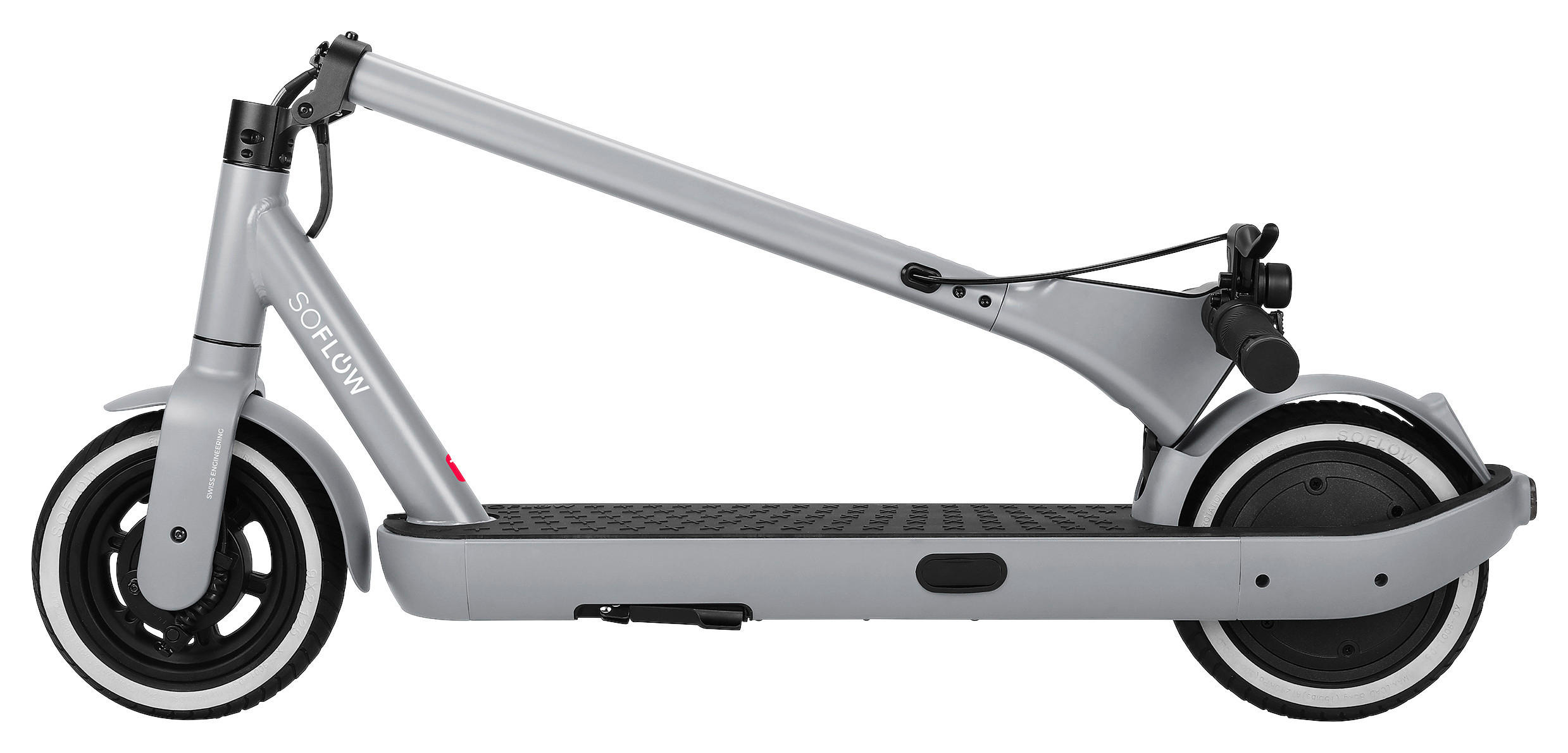 ELEKTROSCOOTER SOFLOW SO ONE+  - Silberfarben/Grau, KONVENTIONELL, Metall (116/109/49,5cm)
