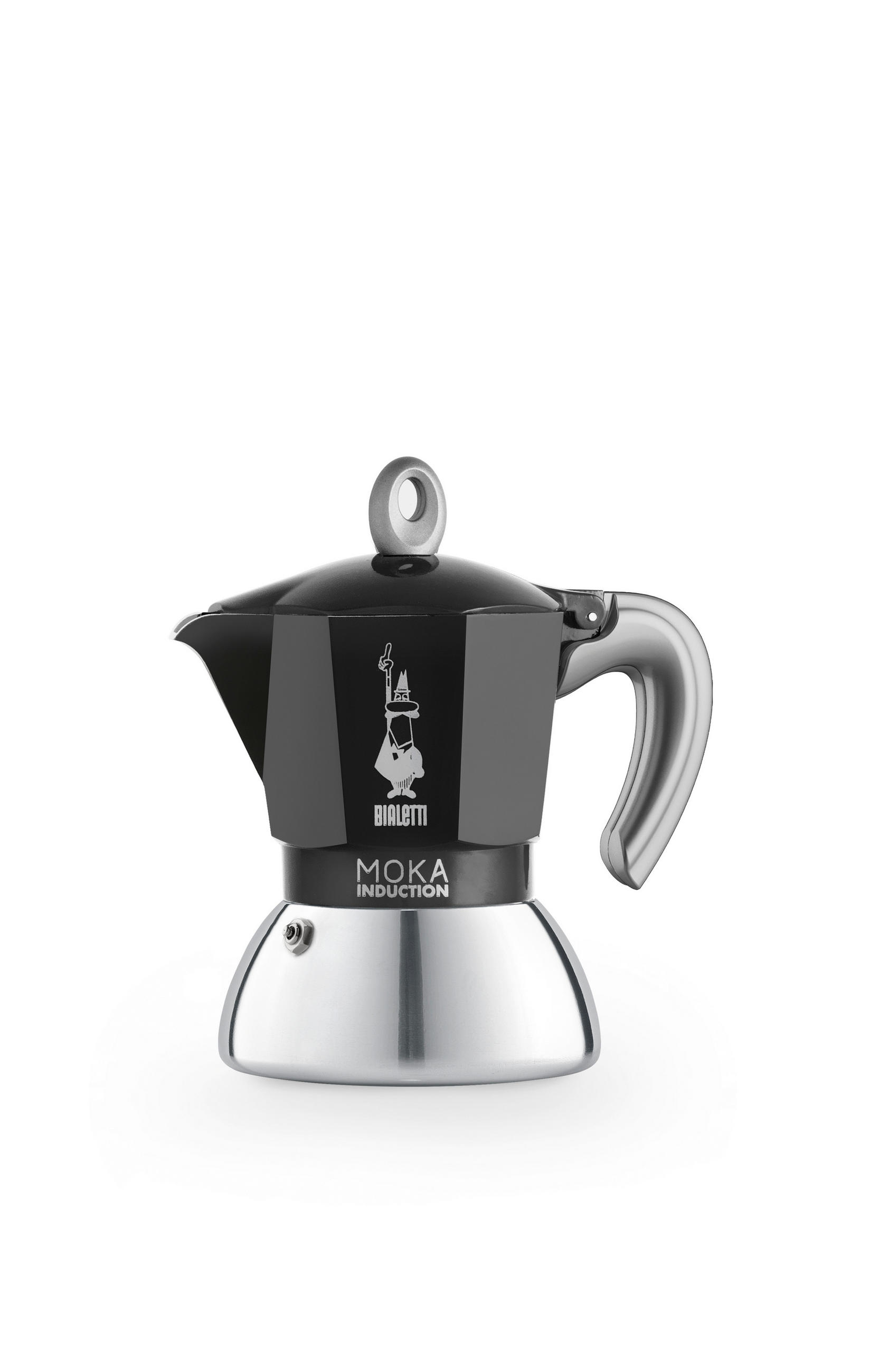 ESPRESSOKOCHER  - Schwarz, Basics, Kunststoff/Metall (12.5/10.5/16cm) - Bialetti