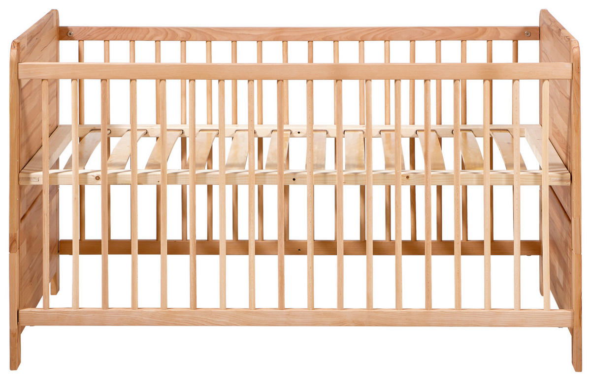 GITTERBETT Simone 70/140 cm  - Buchefarben/Naturfarben, KONVENTIONELL, Holz/Holzwerkstoff (70/140cm) - Jimmylee