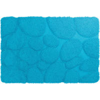 BADEMATTE Hellblau 60/90 cm  - Hellblau, Basics, Kunststoff (60/90cm) - Grund