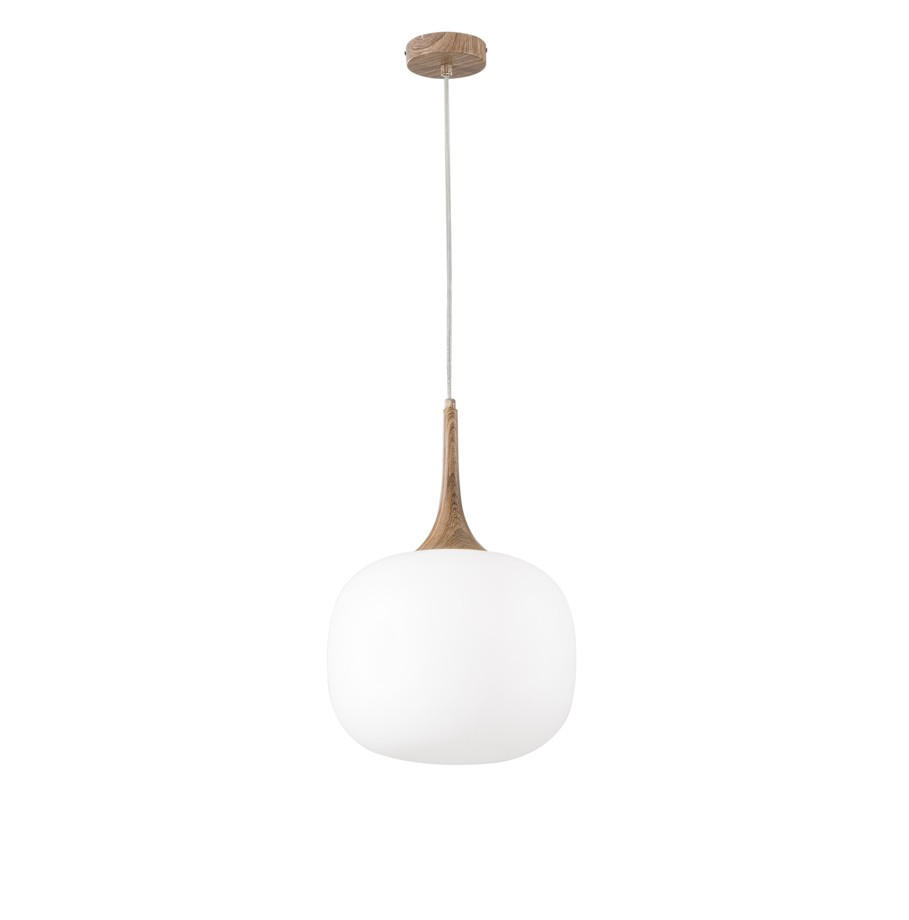 Luce ambiente Design Hängeleuchte Luce Ambiente e Desing Weiß, Buche 150 cm