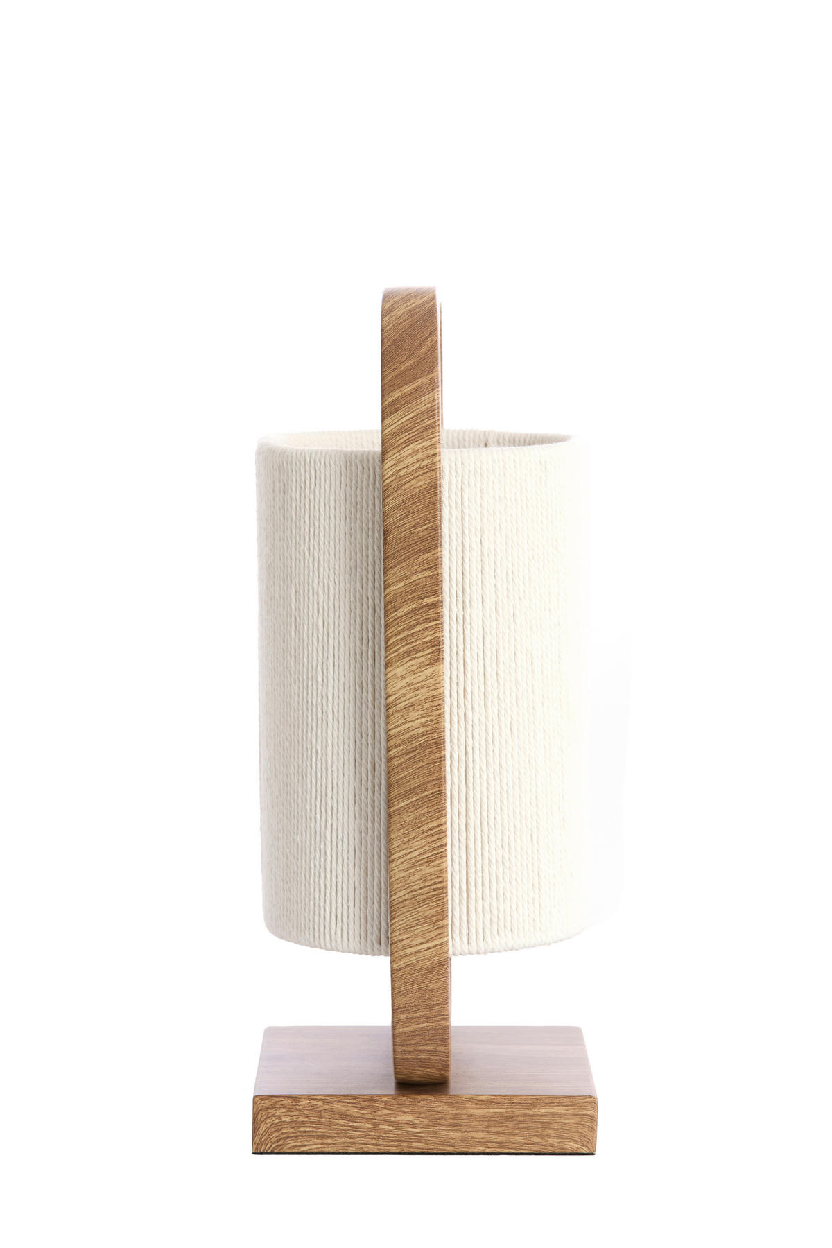 TISCHLEUCHTE Lecce 15/37,5/22,5 cm  - Braun, Design, Kunststoff/Textil (15/37,5/22,5cm) - Light & Living