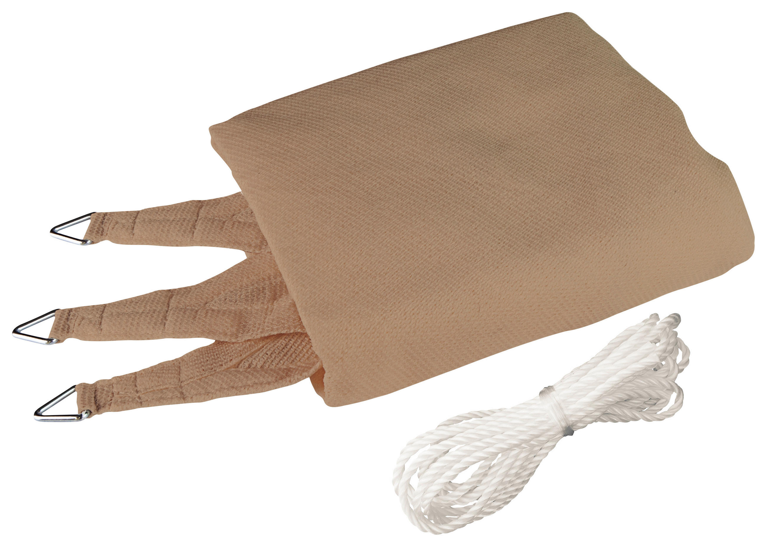 GARTENSONNENSEGEL   - Beige, Basics (500/500/500cm)