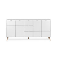 SIDEBOARD Geneva  in 190/90/40 cm  - Eichefarben/Weiß, Design, Holzwerkstoff/Kunststoff (190/90/40cm) - MID.YOU