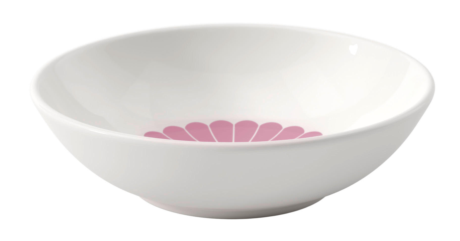 Villeroy & Boch Dessertschale Fleur Cassis Weiß, Magenta 4 cm