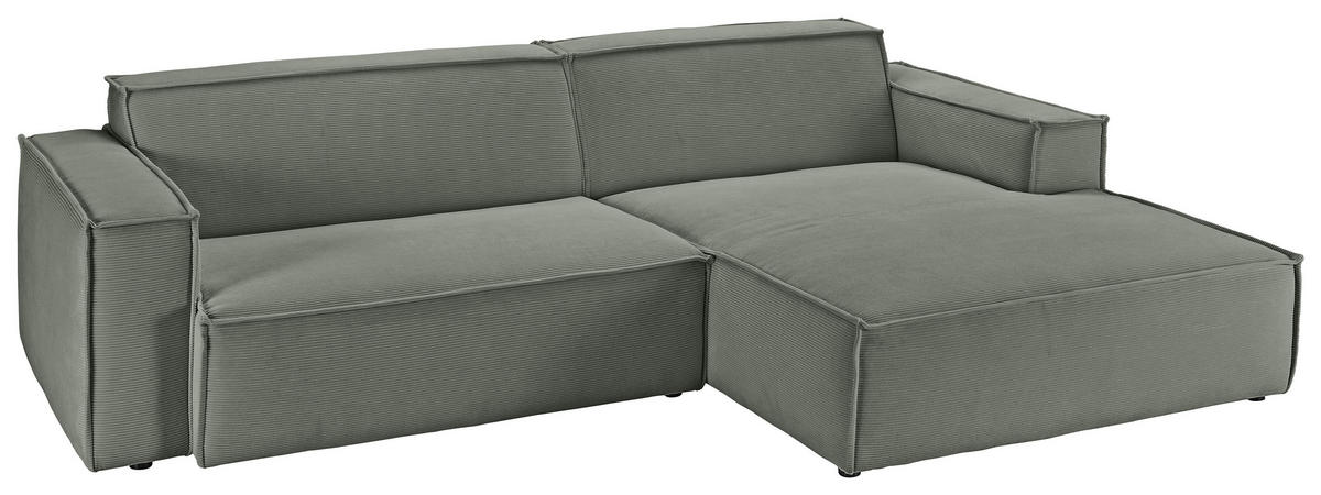 Freisteller von Hom`in ECKSOFA Olivgrün Feincord.