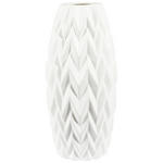 VASE 30 cm  - Weiß, Trend, Keramik (14/30cm) - Novel