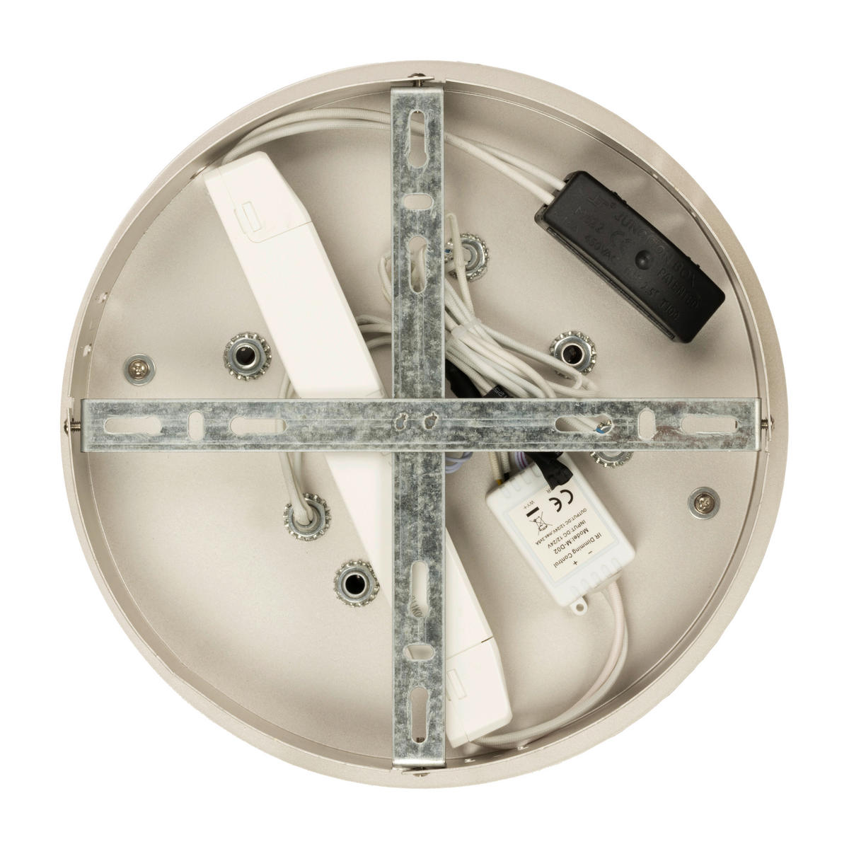 STROPNÉ LED SVIETIDLO, 72/63/22 cm - cappuccino, Design, kov/plast (72/63/22cm) - Novel