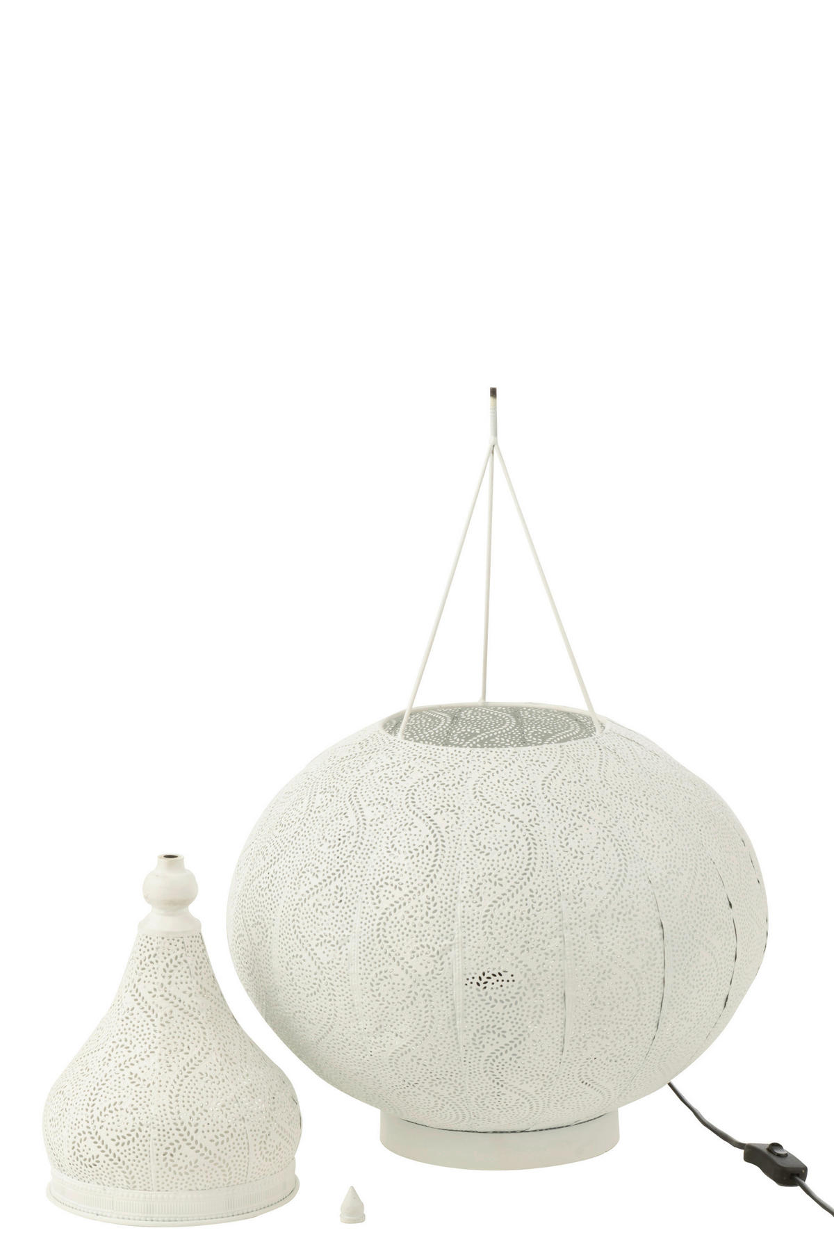 DEKO-LEUCHTMITTEL - Weiss, Basics, Metall (40/40/59,5cm)