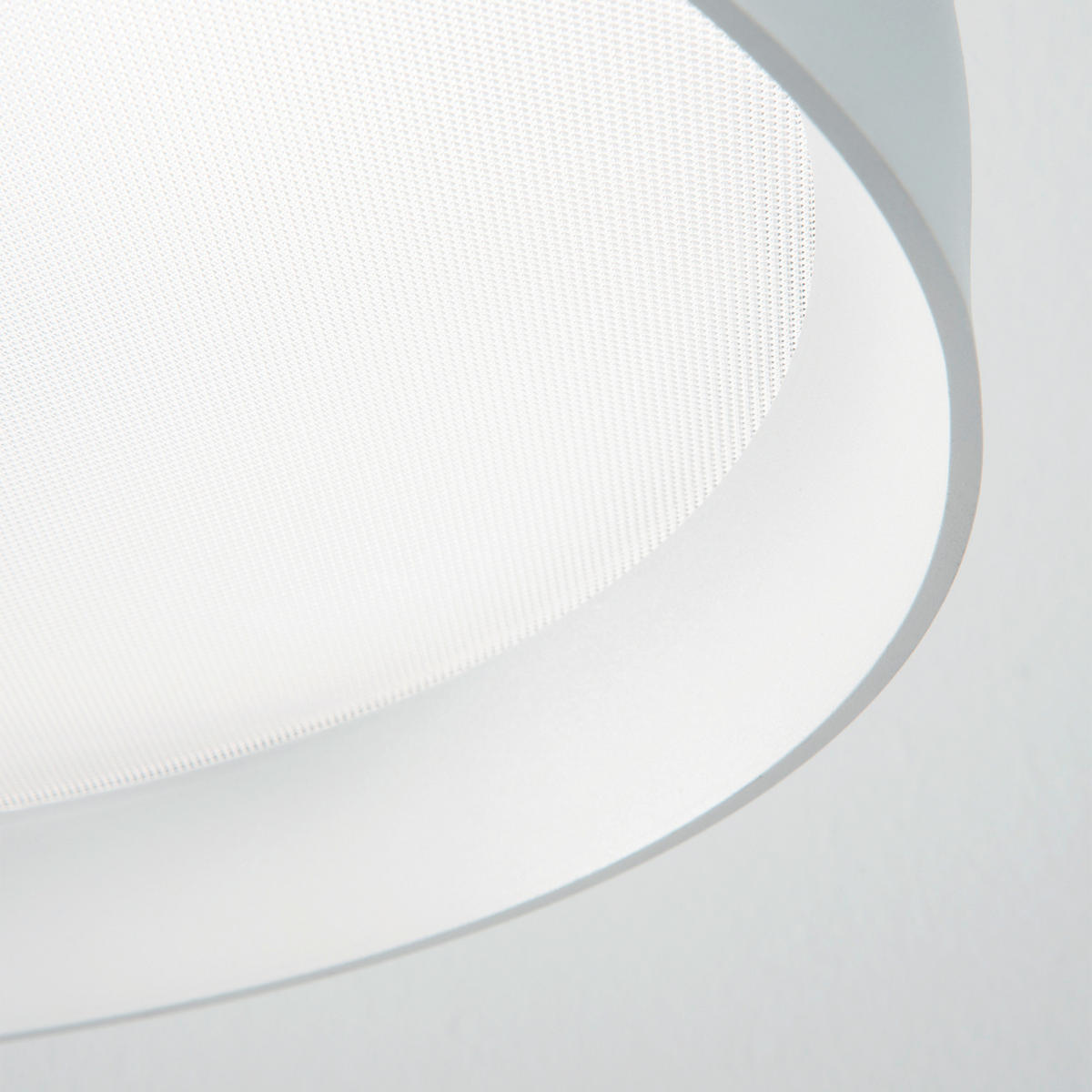 LED-DECKENLEUCHTE 45/7,8 cm   - Weiß, Basics, Kunststoff/Metall (45/7,8cm) - Ideal Lux
