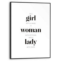 BILD 30/40 cm  - Schwarz, Trend, Holzwerkstoff (30/40cm) - Reinders!